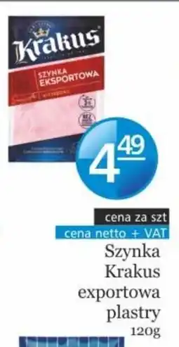 Specjał Szynka Krakus exportowa plastry oferta