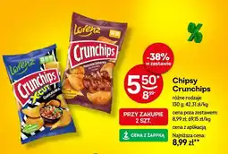 Żabka Chipsy Crunchips różne rodzaje oferta