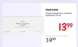 Rossmann Tampony higieniczne z bawełny organicznej oferta