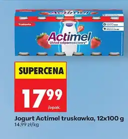 Biedronka Jogurt Actimel truskawka oferta