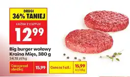 Biedronka Big burger wołowy oferta