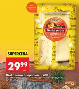 Biedronka Deska serów hiszpańskich oferta