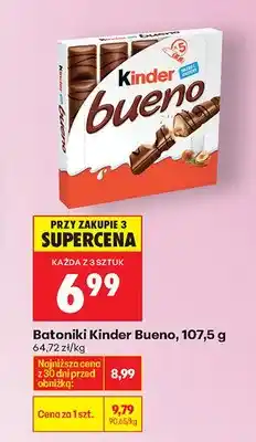 Biedronka Batoniki Bueno x5 oferta