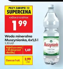 Biedronka Woda mineralna oferta