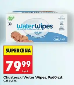 Biedronka Chusteczki Water Wipes oferta