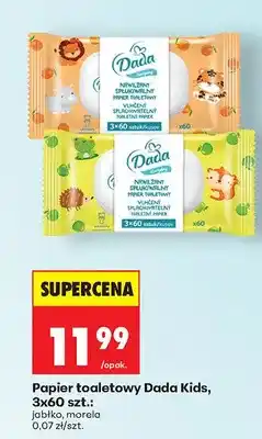 Biedronka Papier toaletowy Kids jabłko oferta