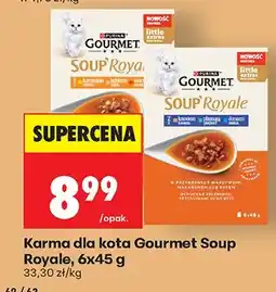 Biedronka Karma dla kota Soup Royale oferta