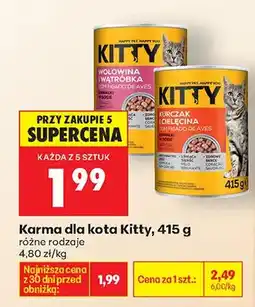 Biedronka Karma dla kota różne rodzaje oferta