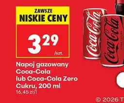 Biedronka Napój gazowany Coca-Cola puszka oferta