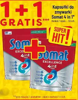 Polomarket Kapsułki do zmywarki Somat 4 in 1 Henkel oferta