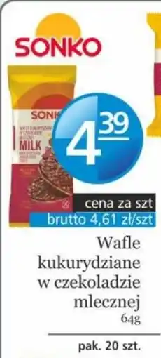 Specjał Wafle kukurydziane w czekoladzie mlecznej oferta