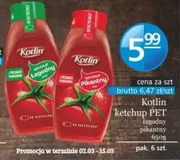 Specjał Kotlin ketchup PET oferta