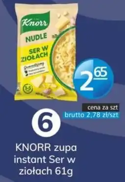 Specjał Knorr zupa instant ser w ziołach oferta