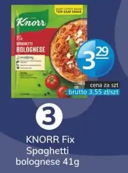 Specjał Knorr fix spaghetti bolognese oferta