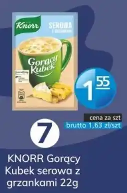Specjał Knorr gorący kubek serowa z grzankami oferta