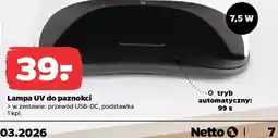 Netto Lampa UV do paznokci oferta