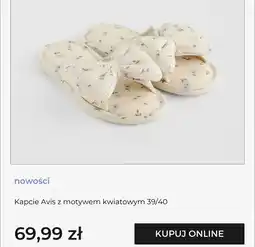 Home&You Kapcie Avis z motywem kwiatowym oferta