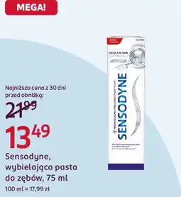 Rossmann Sensodyne, wybielająca pasta do zębów oferta