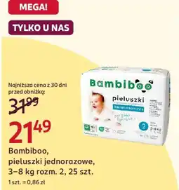 Rossmann Bambiboo, pieluszki jednorazowe oferta