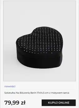 Home&You Szkatułka Na Biżuterię Berin z motywem serca oferta