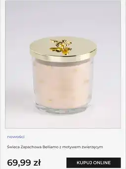 Home&You Świeca Zapachowa Belliamo z motywem zwierzęcym oferta