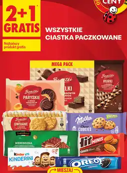 Biedronka Wszystkie ciastka paczkowane (Bonitki, Milka, GustoBello, Hit, Kinder, Oreo) oferta