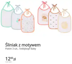 KiK Śliniak z motywem Pakiet 3 szt., Teddykopf Baby oferta