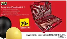 Jula Zestaw wierteł Meec Tools oferta