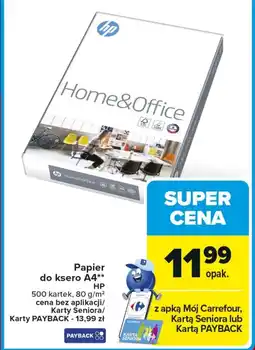 Carrefour Papier ksero HP oferta