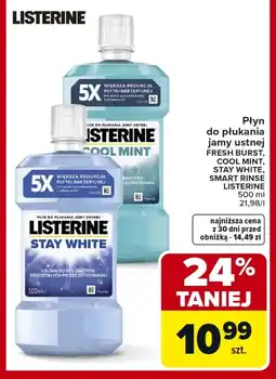 Carrefour Market Płyn do płukania jamy ustnej Listerine oferta
