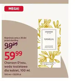 Rossmann Woda toaletowa dla kobiet Chanson oferta