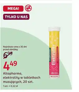 Rossmann Elektrolity Altapharma oferta