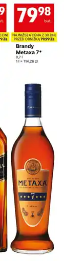 Delikatesy Centrum Brandy Metaxa oferta