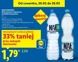Lidl Woda mineralna Nałęczowianka oferta