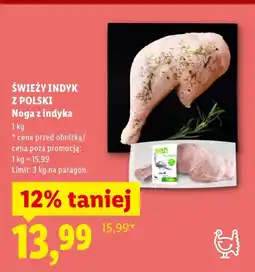 Lidl Noga z indyka Polski oferta