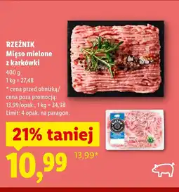 Lidl Mięso mielone Rzeźnik oferta