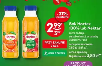 Żabka Sok Hortex oferta