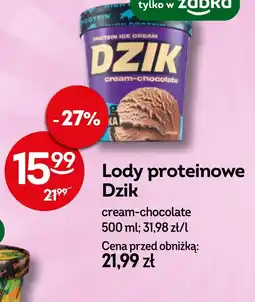 Żabka Lody Dzik oferta