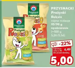 Kaufland Prażynki Reksio różne rodzaje oferta