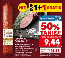 Kaufland Kiełbasa Kiełbasa żywiecka oferta