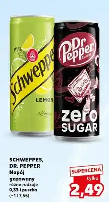 Kaufland Napój gazowany Schweppes, Dr. Pepper różne rodzaje oferta