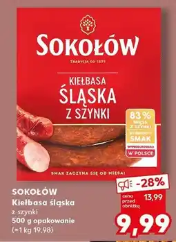 Kaufland Kiełbasa Kiełbasa śląska z szynki oferta