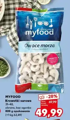 Kaufland Krewetki surowe 31-40, obrane, bez ogonka oferta