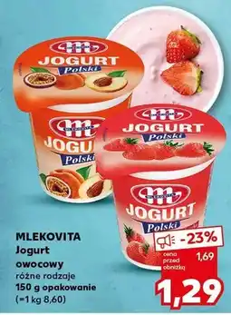 Kaufland Jogurt Jogurt owocowy różne rodzaje oferta
