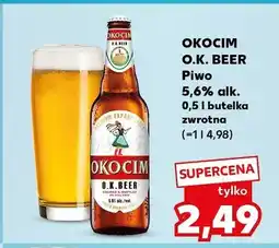 Kaufland Piwo O.K. Beer oferta