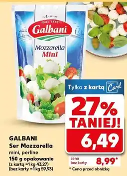 Kaufland Ser Ser Mozzarella mini, perline oferta