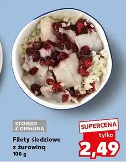 Kaufland Filety śledziowe z żurawiną oferta
