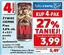 Kaufland Piwo Ciemne oferta