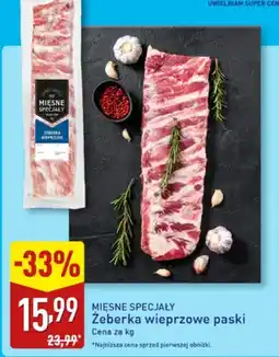 ALDI Żeberka wieprzowe paski oferta