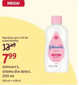 Rossmann Johnson's, oliwka dla dzieci oferta